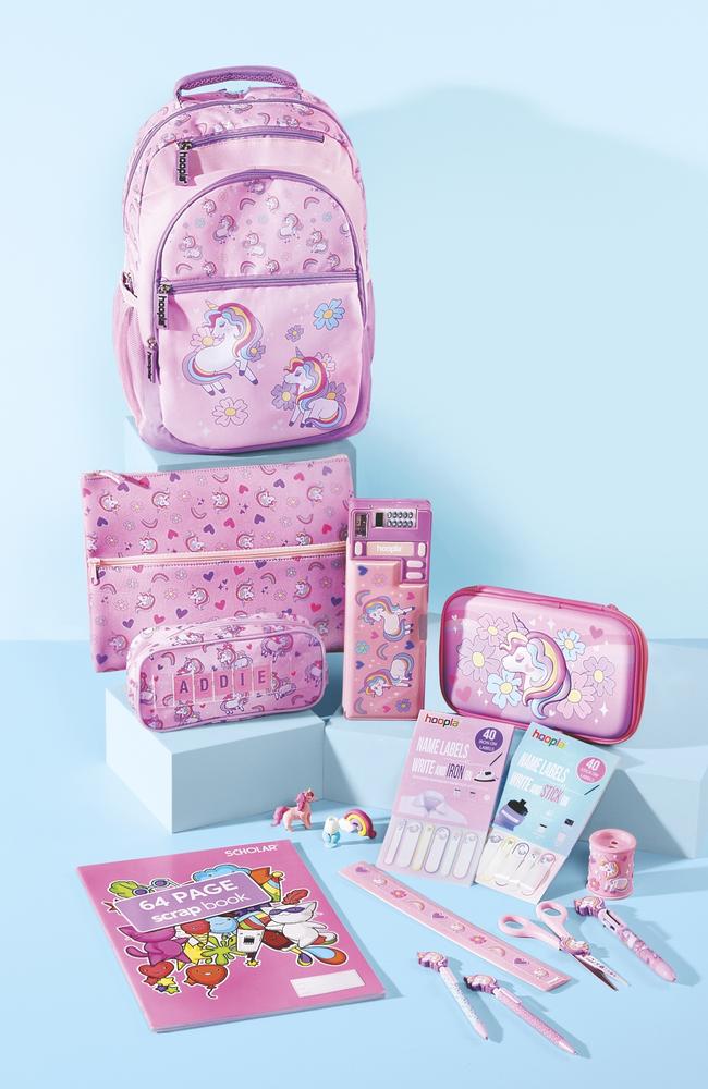 The range includes bags and stationary. Picture: Aldi