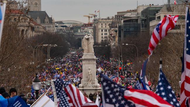 Trump supporters clashed with police and security forces as they stormed the US Capitol in Washington.