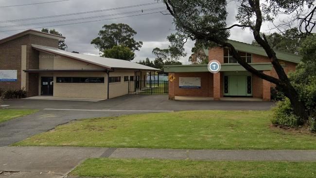 A 20-year-old man was found in the Tahmoor Baptist Church carpark with serious injuries. Picture: Google Maps