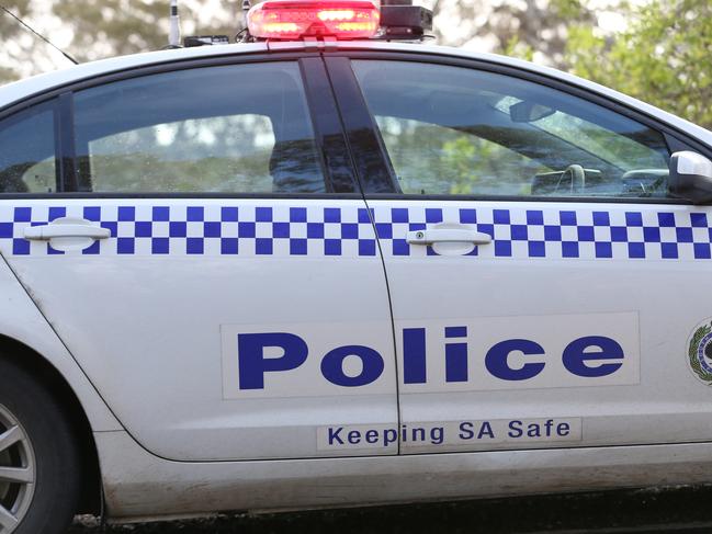 A generic image of the side of a Police car at a serious car accident on Kangarilla Road near McLaren Flat early this afternoon. Emergency services are in attendance. 15/07/15  Picture: Stephen Laffer