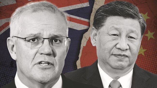 Scott Morrison and Xi Jinping. China was convinced that Morrison and Trump were conspiring to use the Coronavirus against it.