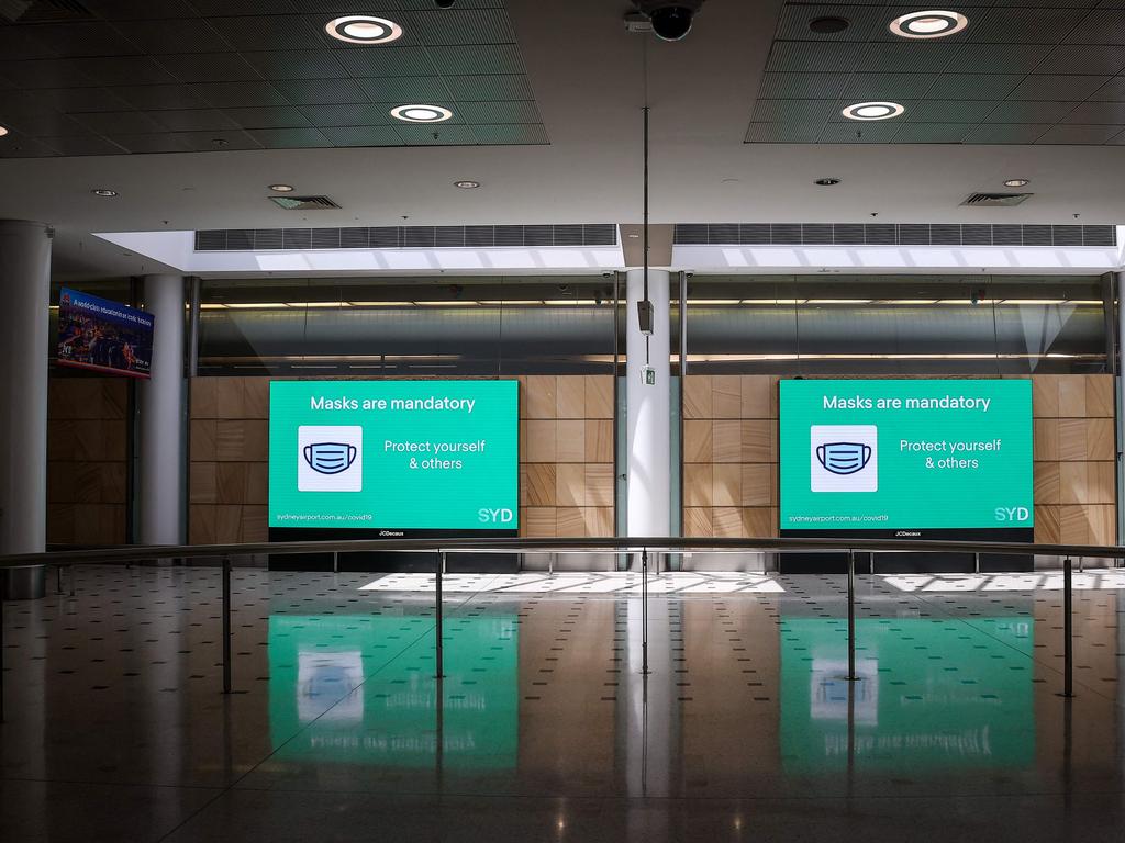 Sydney International Airport will reopen to international arrivals from Monday. Picture: David Gray/AFP