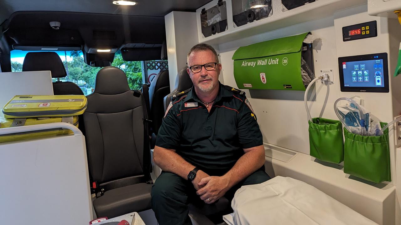 St John Ambulance NT director of ambulance services Andrew Thomas was “disappointed” that the report was leaked. Picture: Alex Treacy