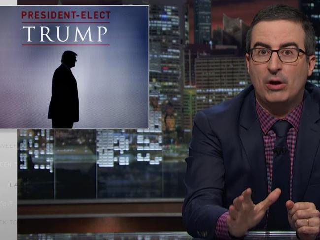 Australia is set for the same treatment John Oliver gave Donald Trump. Picture: HBO