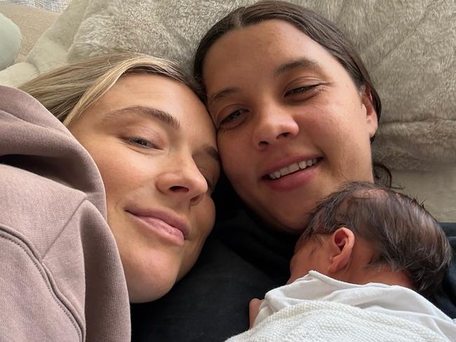 Sam Kerr and her partner Kristie Mewis have announced the birth of their son Jagger Mewis-Kerr to intagram.  