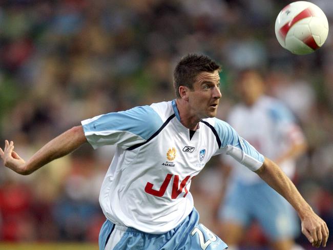 A League Newcastle Jets v Sydney FC, at Energy Australia Stadium, Newcastle. Sydney's Michael Bridges.