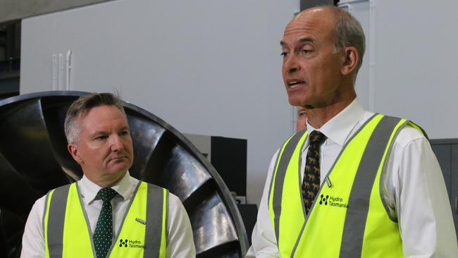 Guy Barnett speaks to the media at Cambridge on Wednesday October 19, 2022.