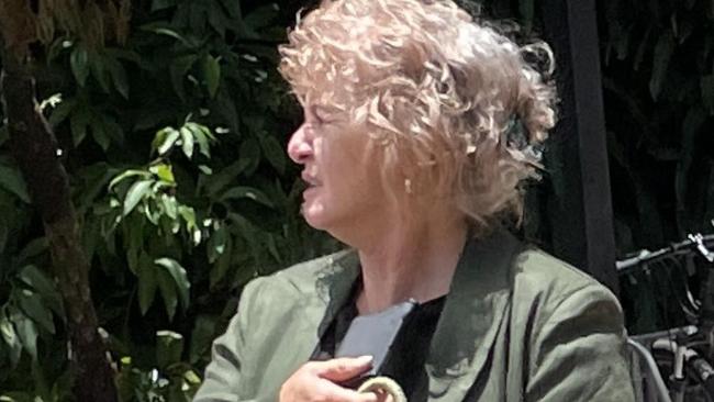 Lisa Della Dee Best, 60, was convicted in Cairns District Court for her part helping her incarcerated son Joshua Russell Best run a buprenorphine – known as suboxone or 'bupe' – smuggling ring at Lotus Glen Correctional Centre. Picture: Bronwyn Farr