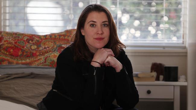 Journalist Annika at her home in Canberra. Picture: Gary Ramage