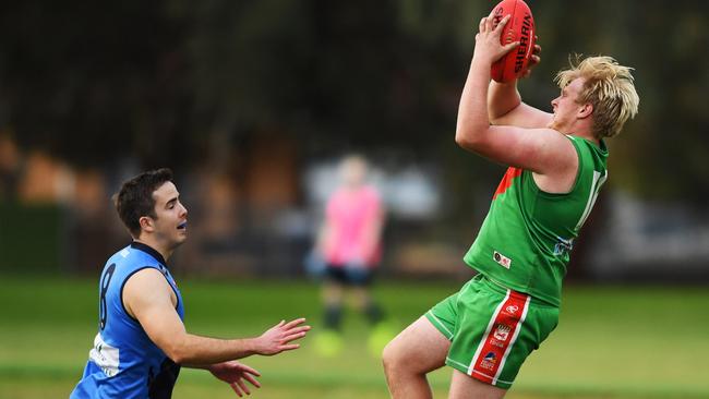 Action from the division seven match between Mitchell Park. Picture: AAP/Mark Brake