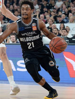 Casper Ware in action for Melbourne United. Picture: Lawrence Pinder