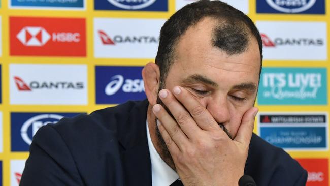 Australian coach Michael Cheika. Photo: AAP