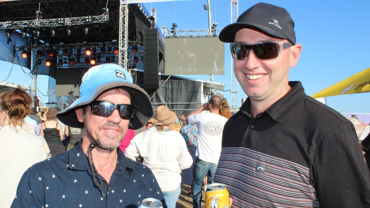 Jeremy Wildman and Simon Goodfellow enjoyed the Lighthouse Rock 2023 festival in Bundaberg on Saturday, October 14.