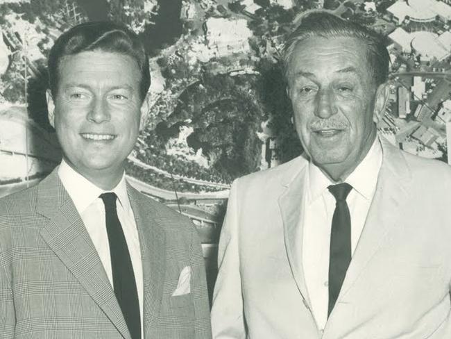 Gunnar Mansson with Walt Disney.