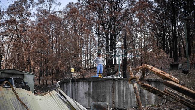 Councils in the Blue Mountains, Bega Valley and Shoalhaven City Council have waived these costs for residents whose homes were ­destroyed. Picture: Flavio Brancaleone