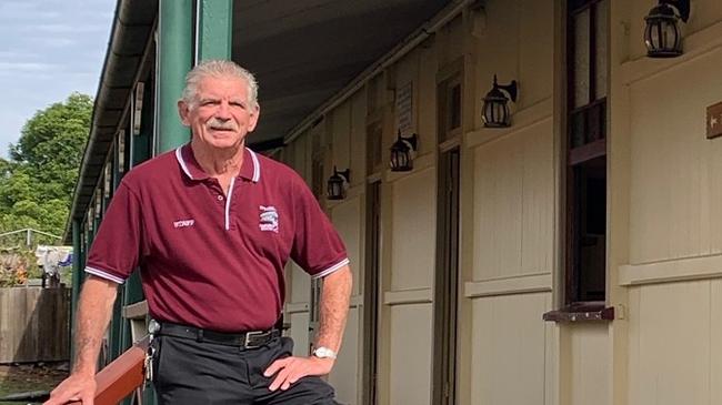 Col McBride has been running the Hideaway Station Hotel at Tiaro for more than 40 years.