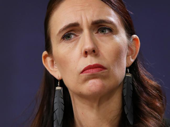 SYDNEY, AUSTRALIA - JULY 08: NZ Prime Minister Jacinda Ardern speaks during a joint press conference with Australian Prime Minister Anthony Albanese on July 08, 2022 in Sydney, Australia. It is the first Australia-New Zealand leaders' meeting to be held since before the coronavirus pandemic. (Photo by Lisa Maree Williams/Getty Images)