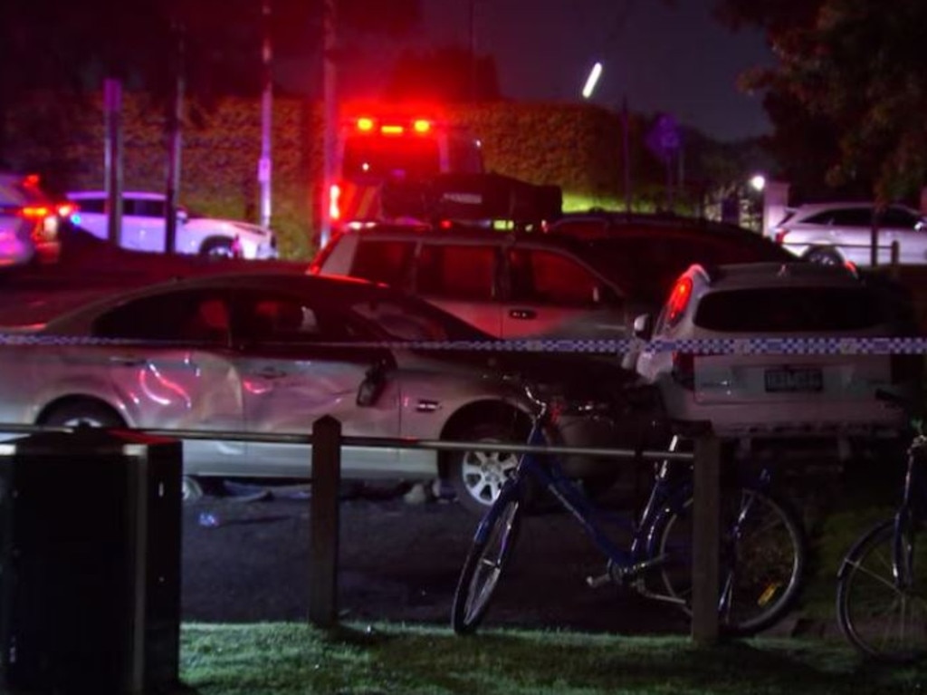 A pedestrian has died after being hit by a car at an illegal rave in Kooyong. Picture: ABC News