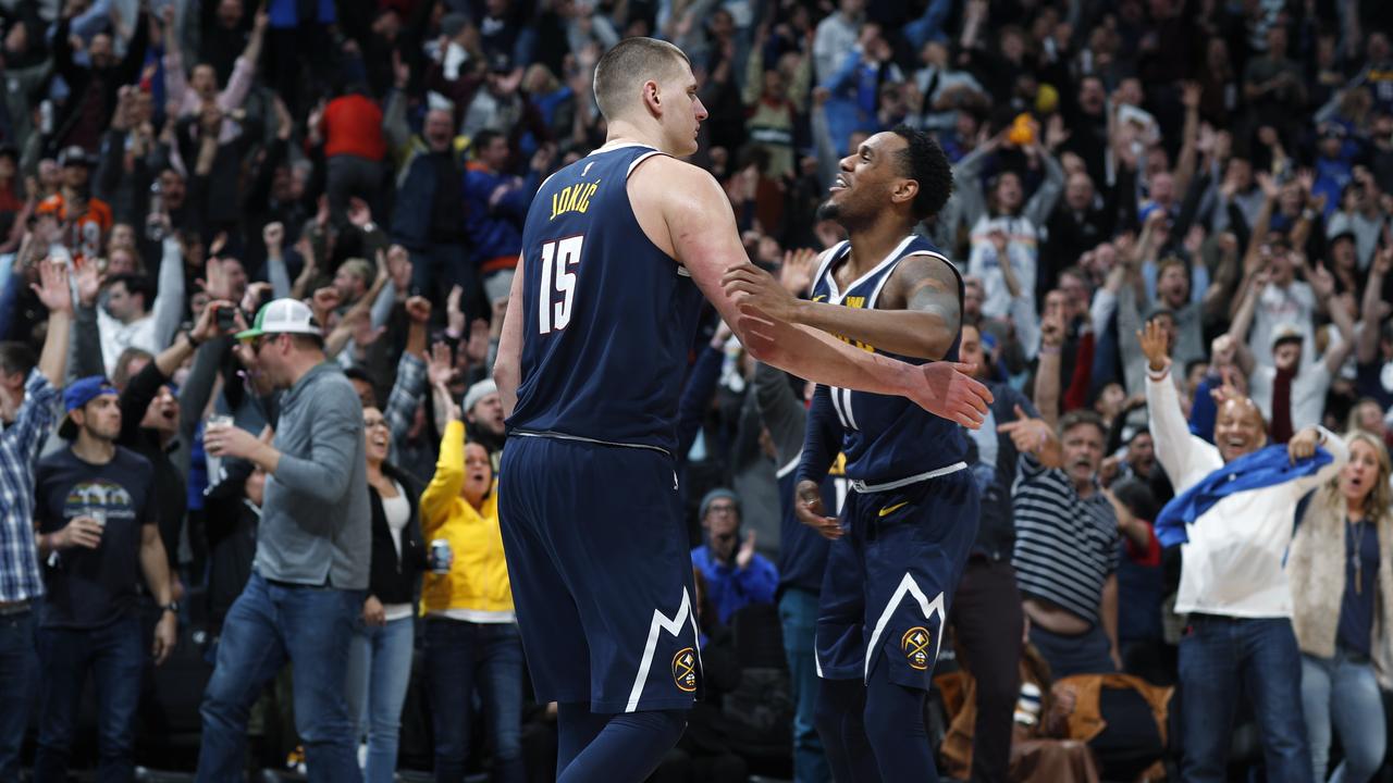 Denver Nuggets centre Nikola Jokic hit the game winner.