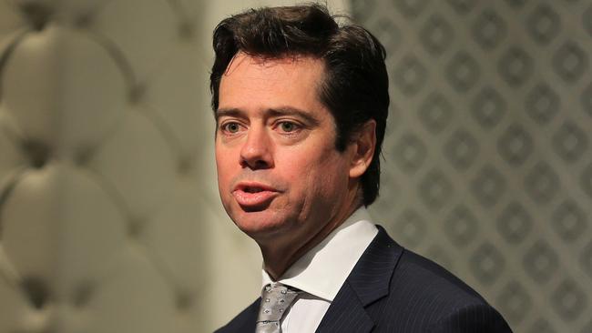 Gillon McLachlan, incoming AFL CEO at a Sydney Swans Business breakfast at Doltone House, Sydney, pic mark evans