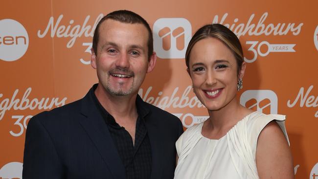 Meet Neighbours stars Ryan Moloney and Eve Morey. Picture: Julie Kiriacoudis