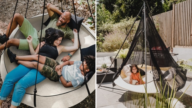 The Hangout Pod Shoppers go crazy for 69 Bunnings hammock chair Kidspot