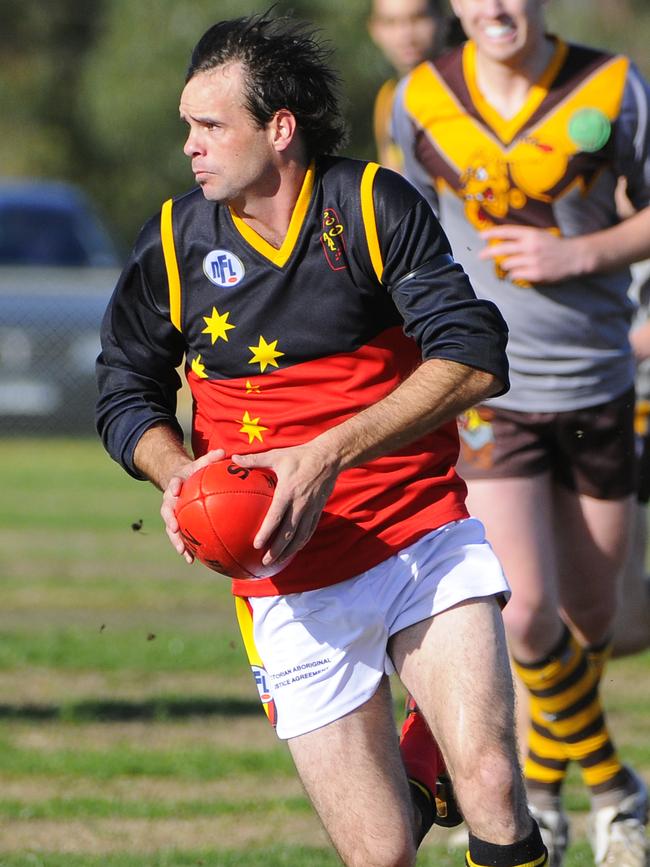 Lionel Proctor in action for Fitzroy Stars.