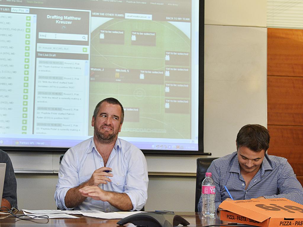 SuperCoach Draft events have been held in our office for years. AFL journalists Scott Gullan and Jay Clark take part in a star-studded draft event way back in 2013. Make your own history by starting a draft league this season.