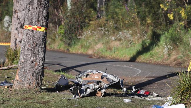 Senior police said it was one of the worst crash scenes they’d ever seen. Picture: John Grainger