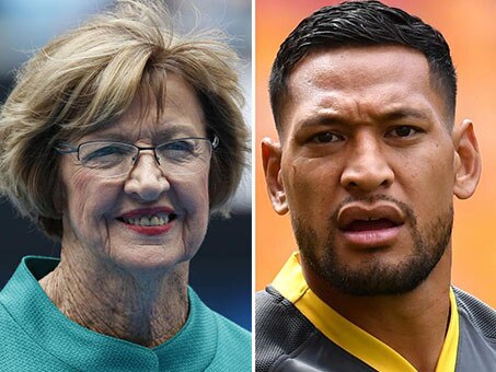 Margaret Court has backed Israel Folau