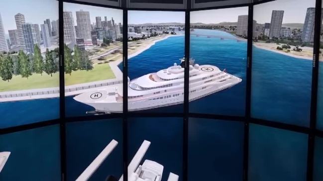 Gold Coast Superyacht terminal simulation