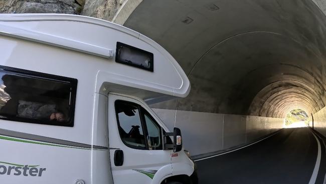 Scott Pape and his family travelled around Europe in a six-berth motorhome.