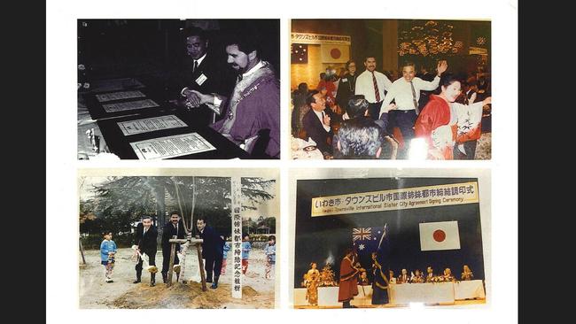 A document of the establishment of the Iwaki-Townsville Sister City connection formed in 1991. Picture: Supplied