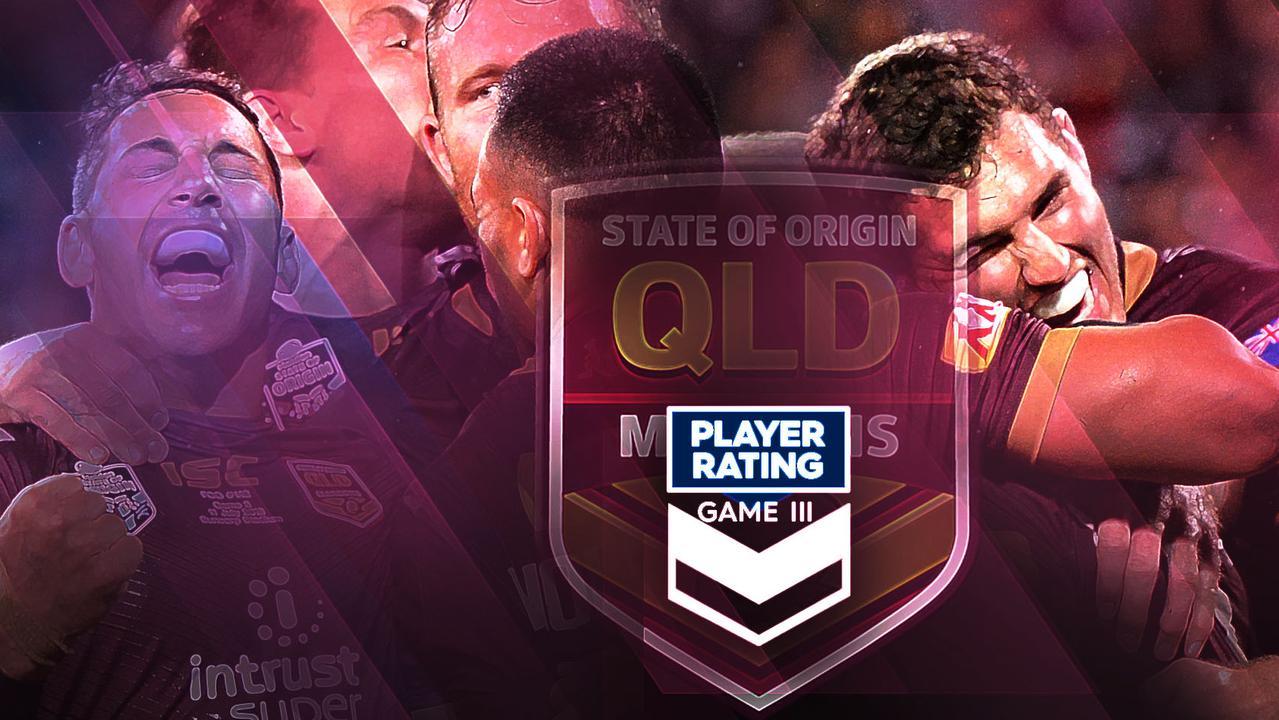 QLD Player Ratings for Game III.