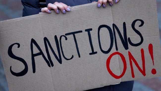 EIU economists predict sanctions will remain in place for the entire forecast period until 2026. Picture: Getty Images