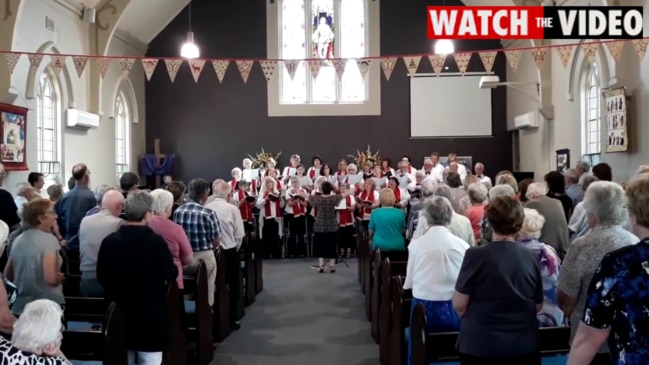 Ballarat Neil Street Choir in full voice