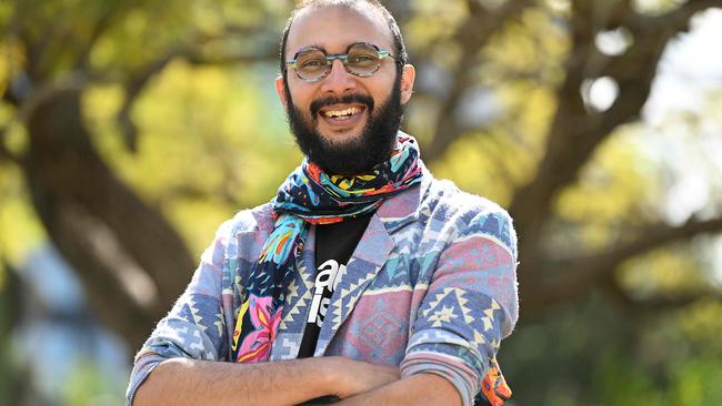 16/8/2023: Greens Jonathan Sriranganathan annonces that he will be a Brisbane Mayor Candidate, in the upcoming council election at a park in Stone Corner. pic: Lyndon Mechielsen/Courier Mail