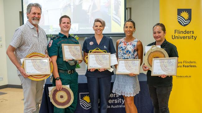 2022 Rural and Remote Health NT Supervisor Recognition Awards recipients, including 'Outstanding Regional Supervisor' Jacinda Roberts.