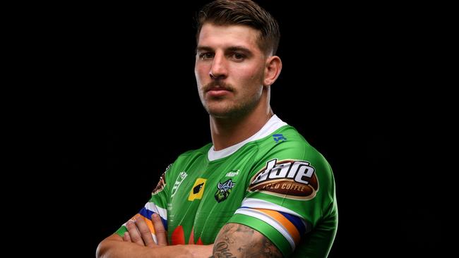 Canberra Raiders recruit Curtis Scott has not been stood down under the NRL’s no-fault policy. Picture: Canberra Raiders