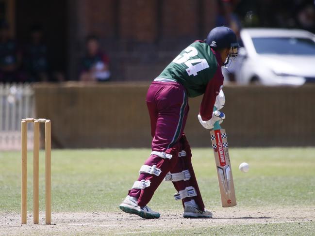 Vivaan Gandhi on the front foot for Gordon last season. Photo by Warren Gannon Photography.