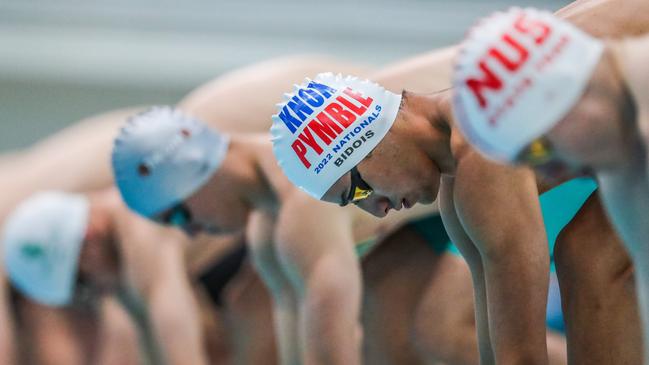 Tane Bidois before claiming gold at the NSW Senior State Age Championships. Photo NSW Swimming Facebook.