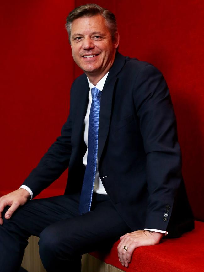 New Seven CEO James Warburton pictured in August. Picture: Nikki Short