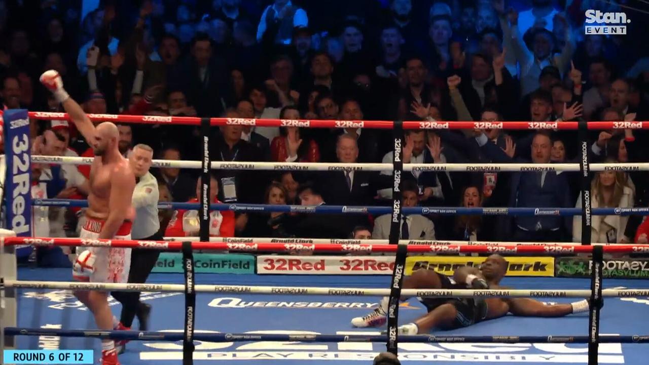 Tyson Fury knocked Dillian Whyte out.