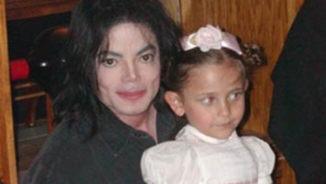 Michael Jackson with his daughter, Paris.