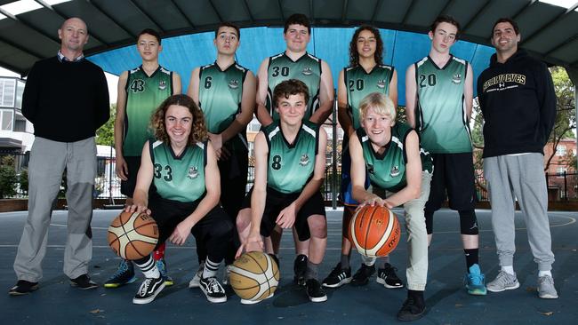 Mosman High School’s under-15 boys' basketball team is this week’s Junior Sports Star nomination. Picture: Virginia Young