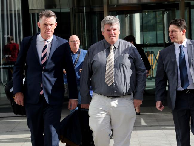 Bankwest customer and pub baron Michael Doherty (centre). Picture David Geraghty / The Australian.