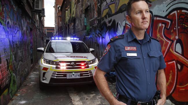 Cullen Hamilton is one of the many paramedics continuing to work through the pandemic. Picture: David Caird