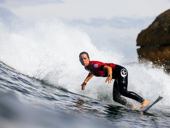 Tyler Wright has battled through health issues over the past few years. Picture: Matt Dunbar/World Surf League via Getty Images