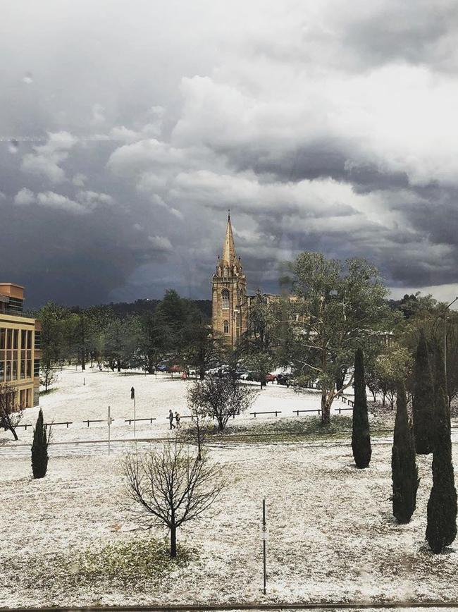 A Canberra white wonderland … Picture: Instagram