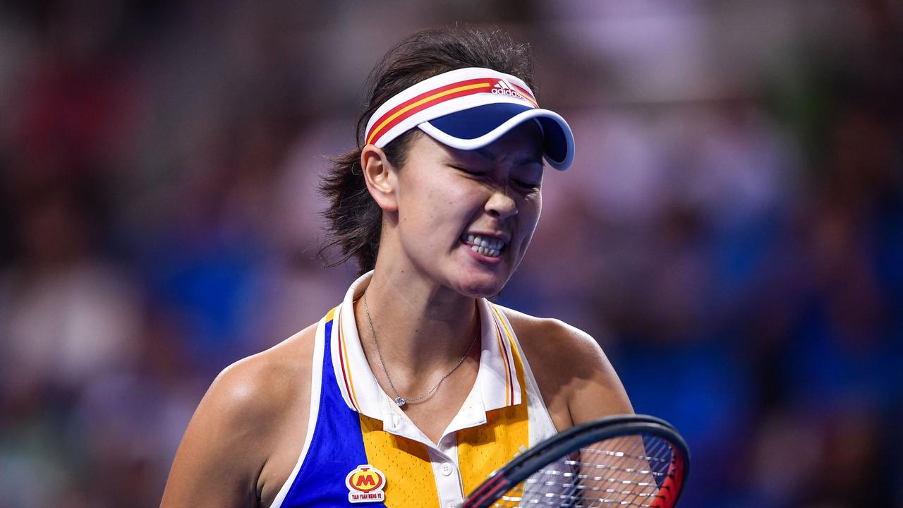 The world still isn’t buying China’s story on Peng Shuai. Photo by AFP